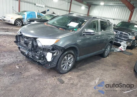 2017 Toyota Rav4 Hybrid Xle из США, поврежденный, VIN JTMRJREV2HD117211